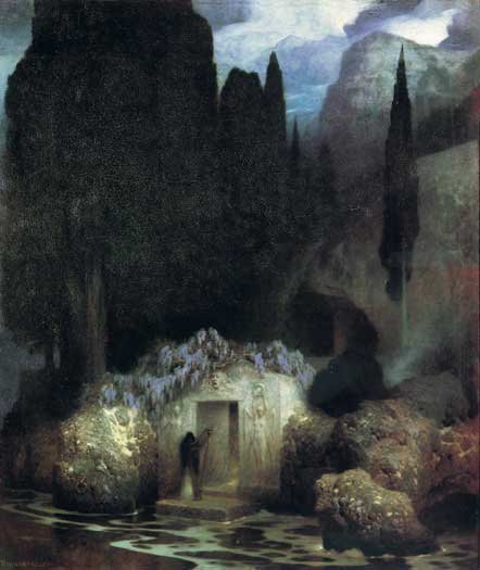 Le Tombeau de Böcklin, de Ferdinand Keller