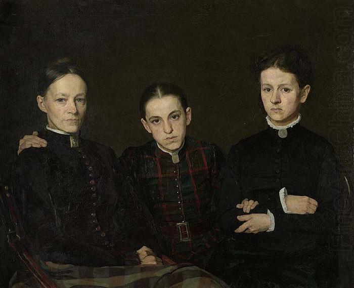 JanVeth, portrait de ses trois soeurs