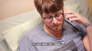 Au téléphone "You did make her happy."