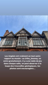 Les Anglais ont vraiment un tout autre rapport au musée : au Beaney, on entre gratuitement, il y a une table de jeu dans chaque salle, on peut observer à la loupe des trouvailles géologiques, les photos sont encouragées…