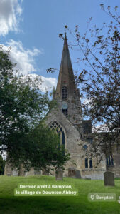 Dernier arrêt à Bampton, le village de Downton Abbey.