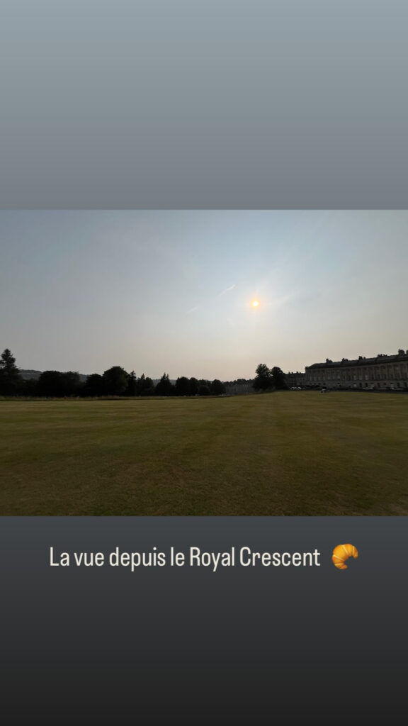 Vue depuis le Royal Crescent