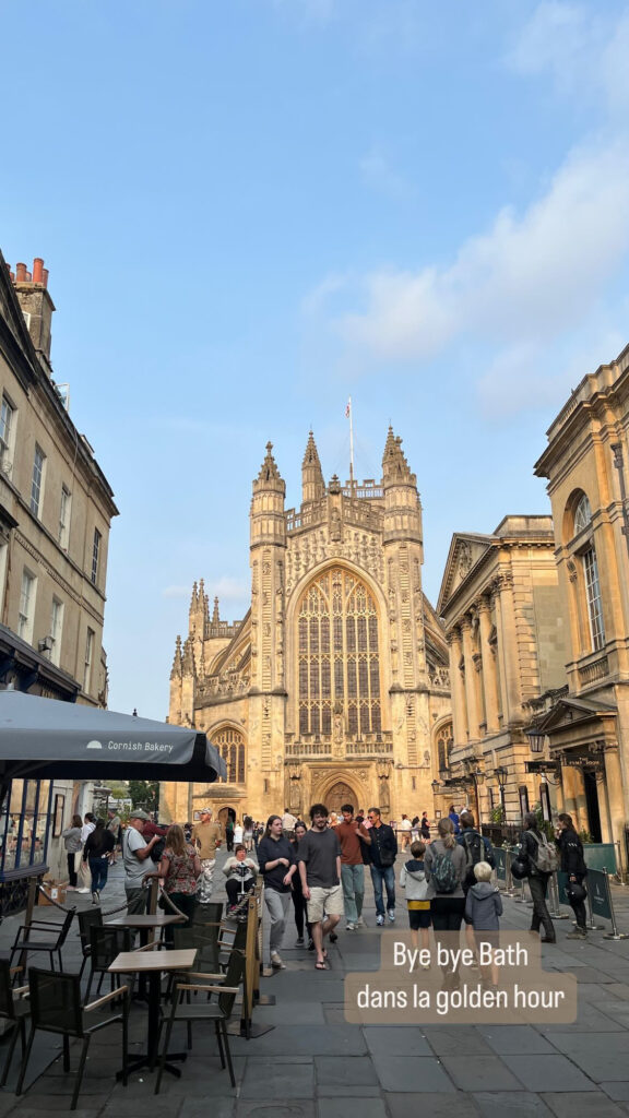 Bye bye Bath dans la golden hour